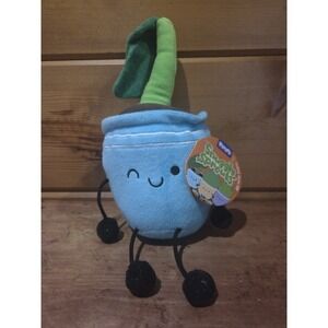 Ploofs Monty the Monstera Potted Plant Stuffed Plush 9" D22